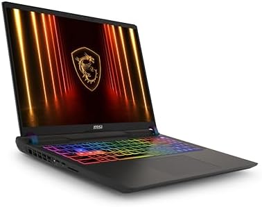 MSI Vector 16 HX AI 16  144Hz FHD  Gaming Laptop  Intel Core Ultra 7 255HX  NVIDIA Geforce RTX 5070Ti  16GB DDR5  512GB NVMe SSD  Thunderbolt 5  Wi Fi 6E  Win 11 Home  Cosmo Gray A2XWHG 212US
