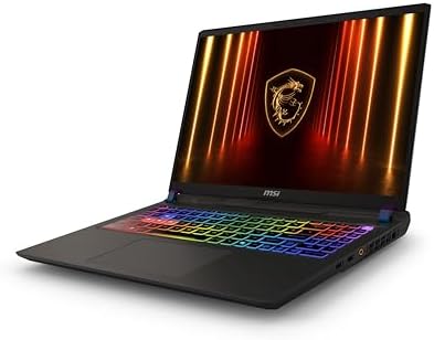 MSI Vector 16 HX AI 16  144Hz FHD  Gaming Laptop  Intel Core Ultra 7 255HX  NVIDIA Geforce RTX 5070Ti  16GB DDR5  512GB NVMe SSD  Thunderbolt 5  Wi Fi 6E  Win 11 Home  Cosmo Gray A2XWHG 212US
