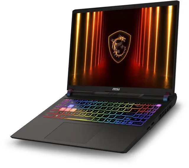MSI Vector A16   16 0" QHD  240Hz GeForce RTX 5070 Ti Laptop GPU   Ryzen 9 8940HX 2 40 5 30 GHz    16GB DDR5 Memory   1TB SSD   Wi Fi 7 Windows 11 Home Gaming Laptop Vector A16 HX A8WHG 048US  