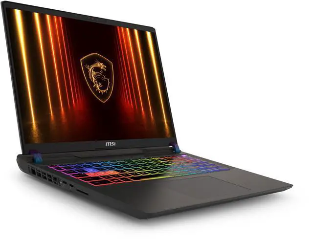 MSI Vector   16" GeForce RTX 5070 Ti Laptop GPU   Intel Core Ultra 7 255HX    16GB Memory   512GB SSD   Windows 11 Home   Gaming Laptop   144 Hz IPS  Vector 16 HX AI A2XWHG 061US  