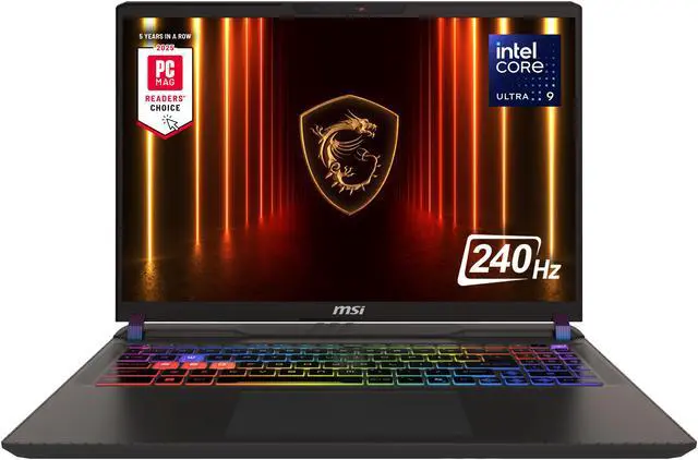 MSI Vector   LCD 16" QHD  GeForce RTX 5080 Laptop GPU   Intel Core Ultra 9 275HX    16GB Memory   1 TB SSD   Windows 11 Home   Gaming Laptop   240 Hz  Vector 16 HX AI A2XWIG 050US  
