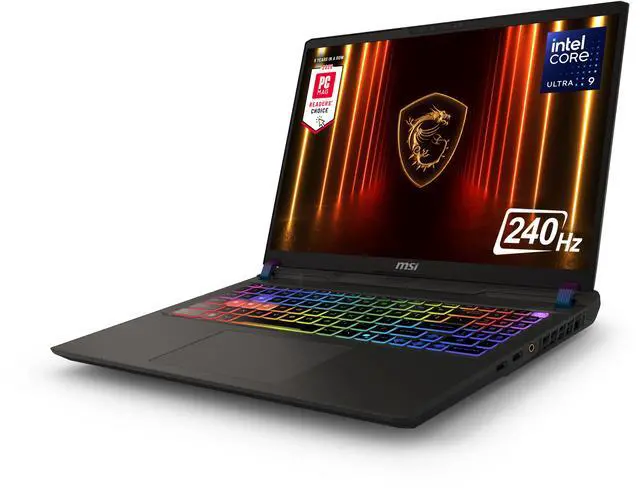 MSI Vector   LCD 16" QHD  GeForce RTX 5080 Laptop GPU   Intel Core Ultra 9 275HX    16GB Memory   1 TB SSD   Windows 11 Home   Gaming Laptop   240 Hz  Vector 16 HX AI A2XWIG 050US  