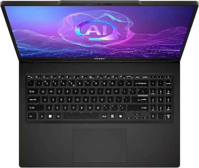 MSI Venture 16 AI TouchScreen Laptop Intel Core Ultra 7 255H 32GB DDR5 RAM 512GB SSD Intel Arc Graphics  A2HMTG 046US
