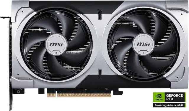 Tarjeta gráfica MSI Ventus GeForce RTX 5060 Ti 8GB GDDR7 PCI Express 5.0 x 16 (uso x8) RTX 5060 Ti 8G VENTUS 2X PLUS