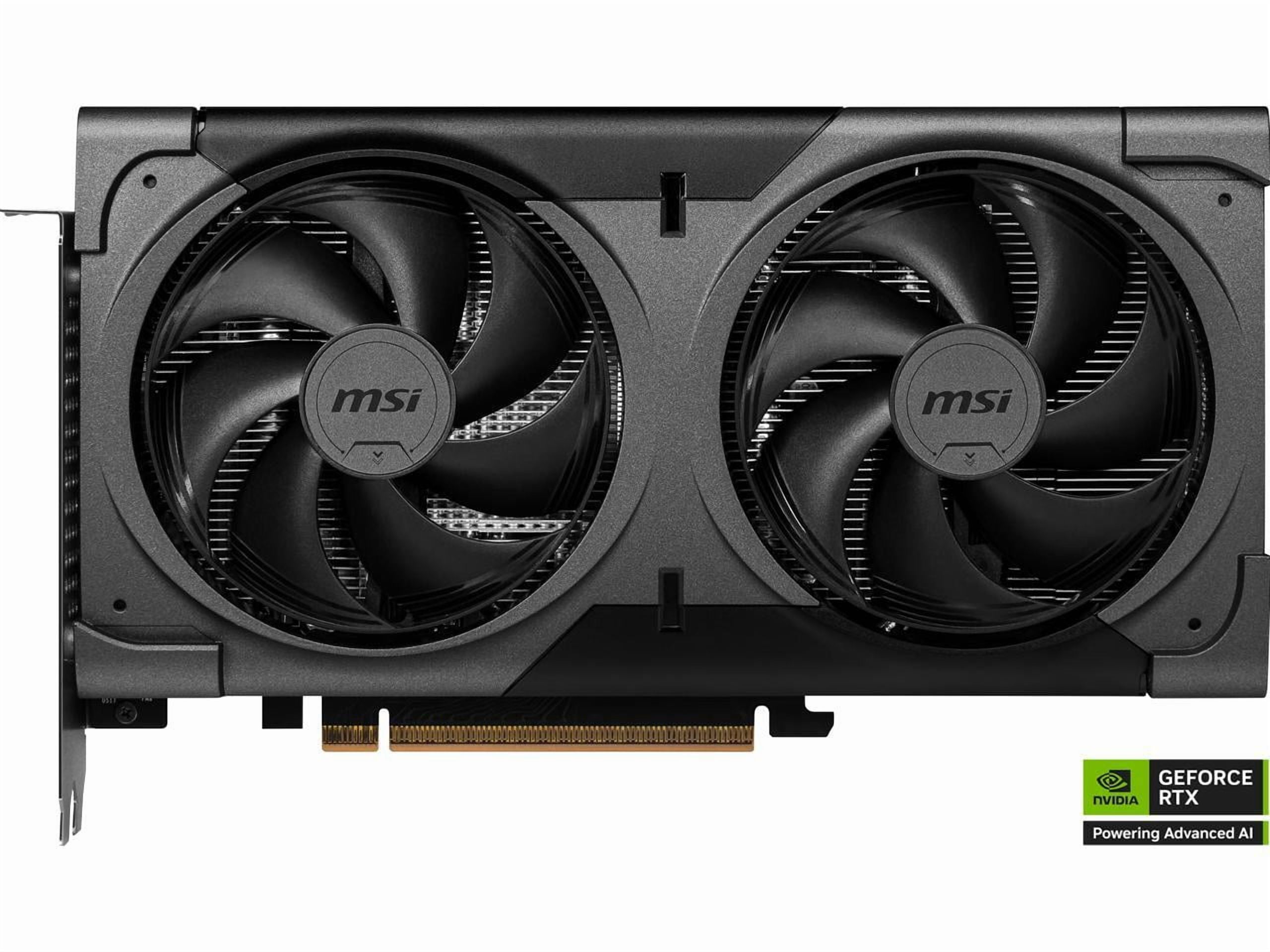 MSI Ventus GeForce RTX 5060 Ti 16GB GDDR7 PCI Express 5.0 x16 (use x8) Graphics Card (RTX 5060 Ti 16G VENTUS 2X OC BLACK PLUS)