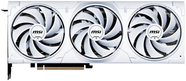MSI Ventus GeForce RTX 5080 16GB GDDR7 PCI Express 5 0 Graphics Card RTX 5080 16G VENTUS 3X OC WHITE