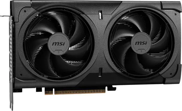 MSI Ventus GeForce RTX 5060 Ti 16GB GDDR7 PCI Express 5 0 x16  use x8  Graphics Card  RTX 5060 Ti 16G VENTUS 2X OC BLACK PLUS 