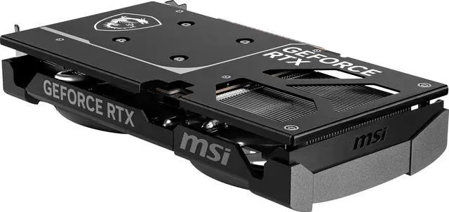 MSI Ventus GeForce RTX 5060 Ti 16GB GDDR7 PCI Express 5 0 x16  use x8  Graphics Card  RTX 5060 Ti 16G VENTUS 2X OC BLACK PLUS 