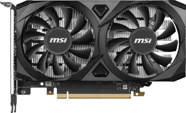 MSI Ventus GeForce RTX 3050 6GB GDDR6 PCI Express 4 0 x8 ATX Graphics Card RTX 3050 VENTUS 2X 6G OC
