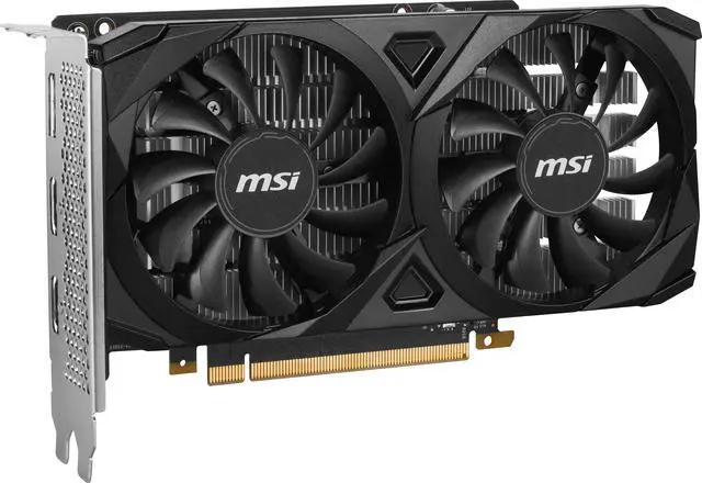 MSI Ventus GeForce RTX 3050 6GB GDDR6 PCI Express 4 0 x8 ATX Graphics Card RTX 3050 VENTUS 2X 6G OC