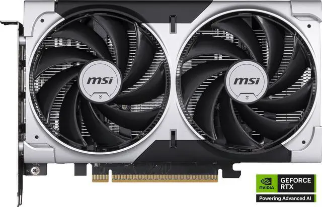 MSI Ventus GeForce RTX 5050 8GB GDDR6 PCI Express 5 0 Graphics Card RTX 5050 8G VENTUS 2X OC