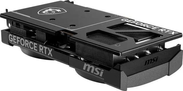 Tarjeta gráfica MSI Ventus GeForce RTX 5070 de 12 GB GDDR7 PCI Express 5.0 ATX, RTX 5070 12G VENTUS 2X OC NEGRA