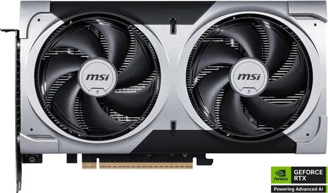 MSI Ventus GeForce RTX 5060 Ti 8GB GDDR7 PCI Express 5 0 x 16  use x8  ATX Graphics Card RTX 5060 Ti 8G VENTUS 2X OC PLUS