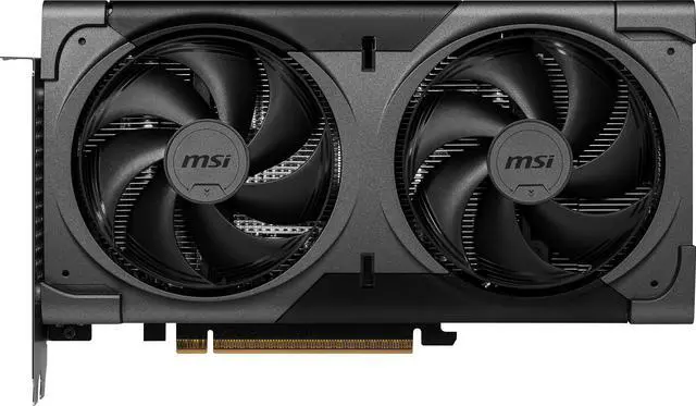 MSI Ventus GeForce RTX 5060 Ti 16GB GDDR7 PCI Express 5 0 x16  use x8  Graphics Card  RTX 5060 Ti 16G VENTUS 2X OC BLACK PLUS 