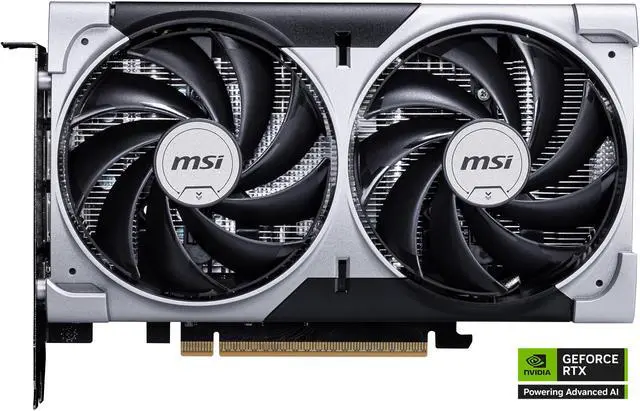 MSI Ventus GeForce RTX 5060 8GB GDDR7 PCI Express 5 0 x 16  use x8  Graphics Card RTX 5060 8G VENTUS 2X OC