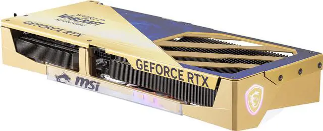 MSI World of Warcraft GeForce RTX 5070 12GB GDDR7 PCI Express 5 0 ATX Graphics RTX 5070 12G World of Warcraft MIDNIGHT LIGHT EDITION OC