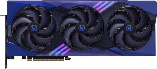 MSI World of Warcraft GeForce RTX 5070 12GB GDDR7 PCI Express 5 0 ATX Graphics RTX 5070 12G World of Warcraft MIDNIGHT VOID EDITION OC