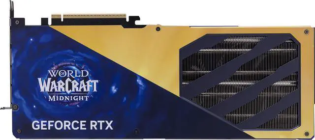 MSI World of Warcraft GeForce RTX 5070 12GB GDDR7 PCI Express 5 0 ATX Graphics RTX 5070 12G World of Warcraft MIDNIGHT VOID EDITION OC
