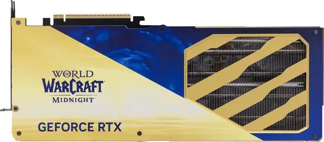 MSI World of Warcraft GeForce RTX 5070 12GB GDDR7 PCI Express 5 0 ATX Graphics RTX 5070 12G World of Warcraft MIDNIGHT LIGHT EDITION OC