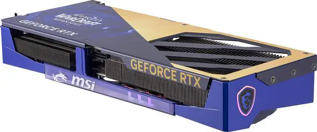 MSI World of Warcraft GeForce RTX 5070 12GB GDDR7 PCI Express 5 0 ATX Graphics RTX 5070 12G World of Warcraft MIDNIGHT VOID EDITION OC
