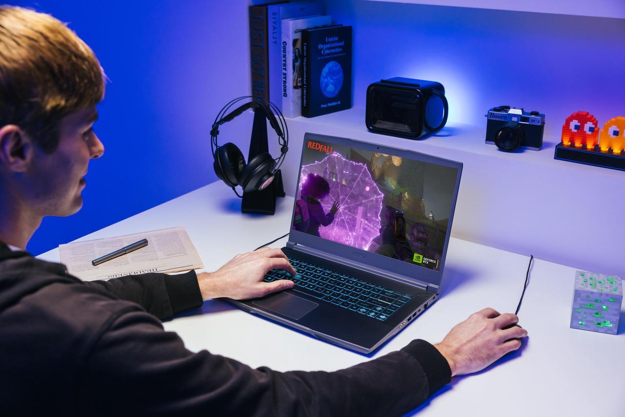 MSI   15 6" GeForce RTX 4060 Laptop GPU   AMD Ryzen 9 8945HS   16GB Memory   1 TB PCIe SSD   Windows 11 Home 64 bit   Gaming Laptop   144 Hz IPS  Thin A15 B8VF 270US