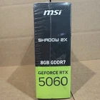 MSI   NVIDIA GeForce RTX 5060 8G SHADOW 2X OC 8GB GDDR7 PCI Express Graphic Card