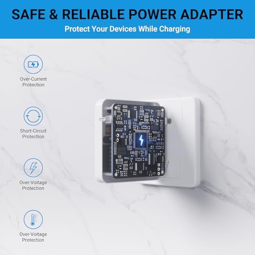 Mac Book Pro Charger   70W USB C Charger  Original Quality Fast Charger Compatible with MacBook pro/Air  M1 M2 M3 M4  ipad Pro and All USBC Device with a Storage Bag for Travel/School/Business Trip