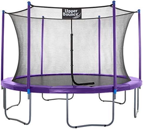 Machrus Upper Bounce 14 FT Round Trampoline Set with Safety Enclosure System   Backyard Trampoline   Outdoor Trampoline for Kids   Adults