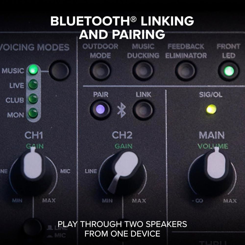 Mackie Thump210XT Enhanced 1 400 watt 10 inch Powered Speaker Bundle with Auray Speaker Stand Bag 51" Interior  Black   Auray SS 4420 Steel Speaker Stand and XLR  XLR Cable