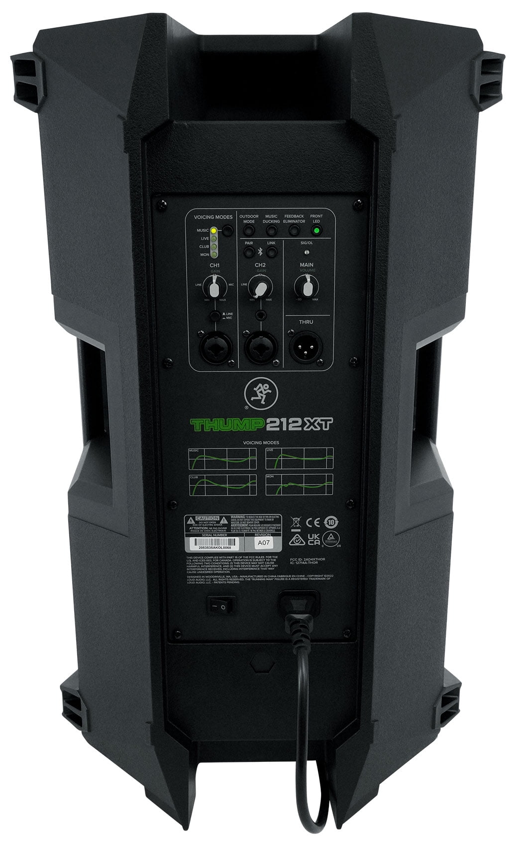 Mackie Thump212XT 12" 1400w Powered DJ PA Speaker Tripod Stand Mic Thump 212XT