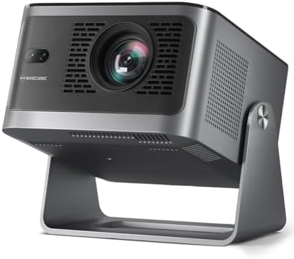 Magcubic Mini Projector with WiFi and Bluetooth  600ANSI Native 1080P Projector  Compatible with Netflix  Auto Focus & Vertical Keystone  15W Speaker HY350NTV Smart Proyector for Movie Home Outdoor