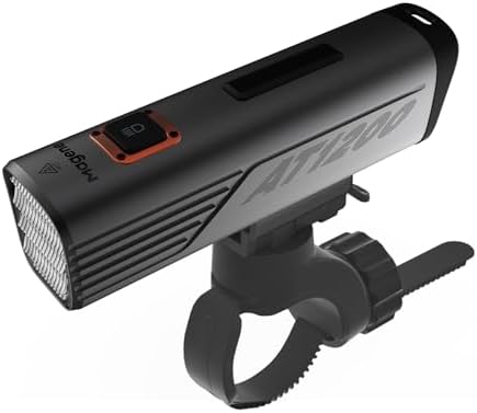 Magene AT1200/1600 Smart Bike Headlights   Bright 1200/1600 Lumens  85h Battery  Rechargeable Bicycle Light Front  Compatible with Garmin Edge 530 