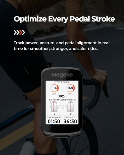 Magene C606 Pro GPS Bike Computer   2 8 Transflective Touchscreen  25Hr Battery  Offline Navigation  Climb Pro  Live Segments  ANT /Bluetooth Cycling Computer