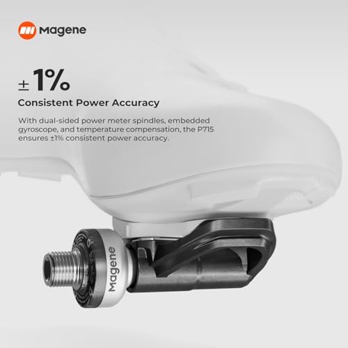 Magene P715 Power Meter Pedals    1  Precision  120h Battery Life  Seamless Bike Compatibility  ANT  & Bluetooth for Cycling
