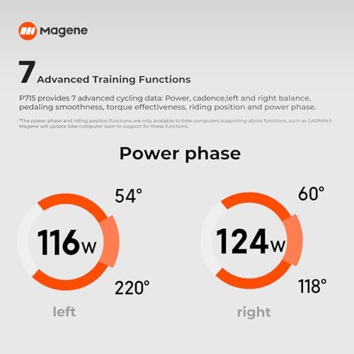 Magene P715 Power Meter Pedals    1  Precision  120h Battery Life  Seamless Bike Compatibility  ANT  & Bluetooth for Cycling