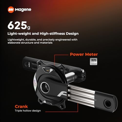 Magene PES P505/P515 Power Meter Crankset    1  Accuracy  625g Lightweight  330H Battery  110BCD  ANT /Bluetooth  IPX7 Waterproof for Cycling