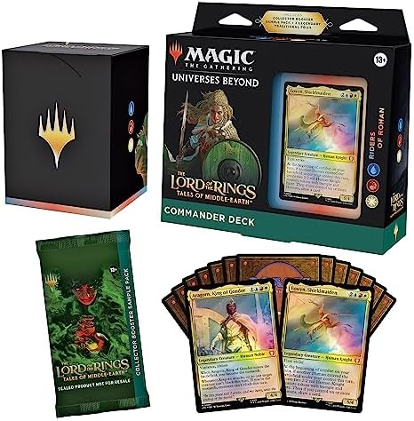 Magic The Gathering The Lord of The Rings  Tales of Middle Earth Commander Deck 1   Collector Booster Sample Pack