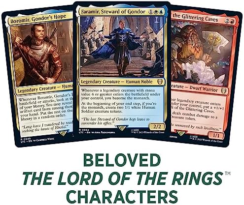 Magic The Gathering The Lord of The Rings  Tales of Middle Earth Commander Deck 1   Collector Booster Sample Pack