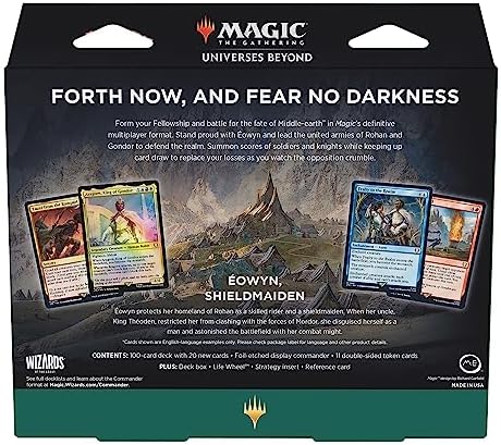 Magic The Gathering The Lord of The Rings  Tales of Middle Earth Commander Deck 1   Collector Booster Sample Pack