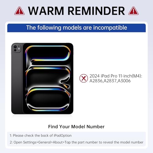 Magnetic Keyboard Case with Stylus Pen for iPad Air 11 inch  iPad Pro 11  Multi Touch Trackpad  Compatible with M3 2025  M2 2024  10 9 inch Air 4th/5th Gen  White