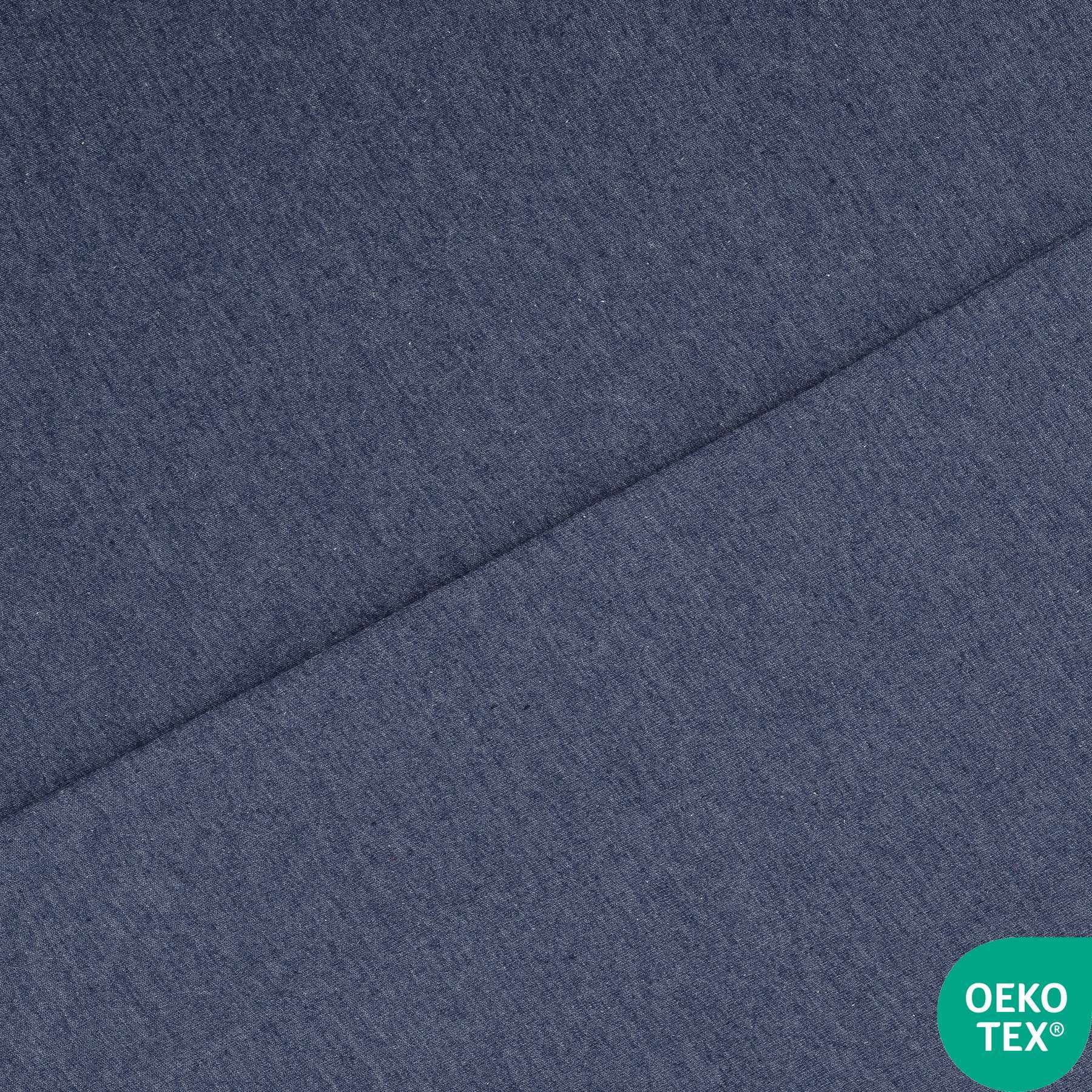 Mainstays Cotton Rich Extra Soft Jersey Bed Sheet Set  Full  Blue Cove  4 Pieces