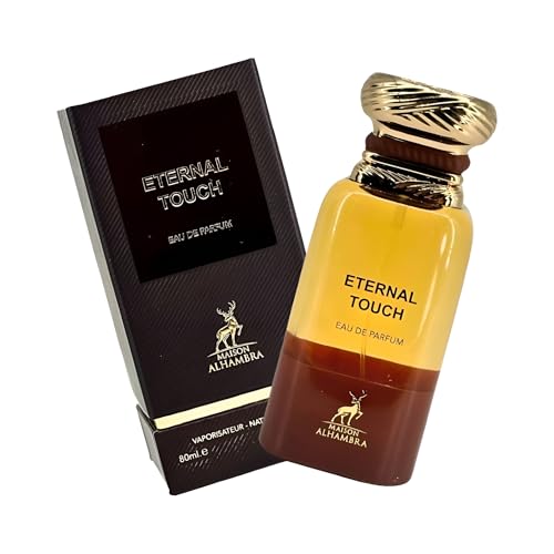 Maison Alhambra Eternal Touch   Spicy  Gourmand  Woody  Sweet   Eau de Parfum Spray Long Lasting Fragrance for Men  2 7 Ounce / 80 ml