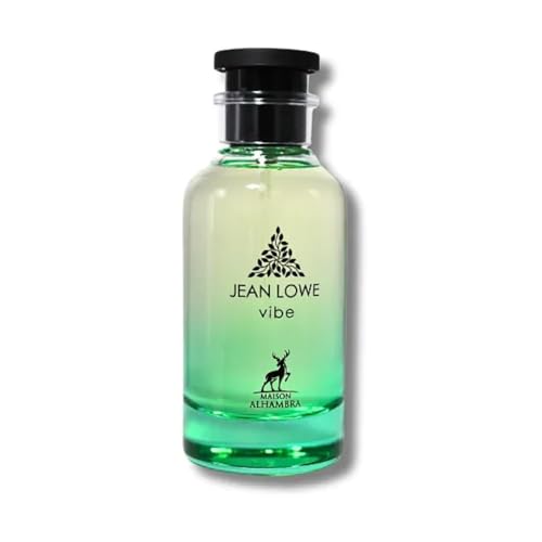 Maison Alhambra Jean Lowe Vibe   Citrus  Fruity  Aromatic  Woody   Eau de Parfum Spray for Unisex  3 4 Ounce / 100 ml