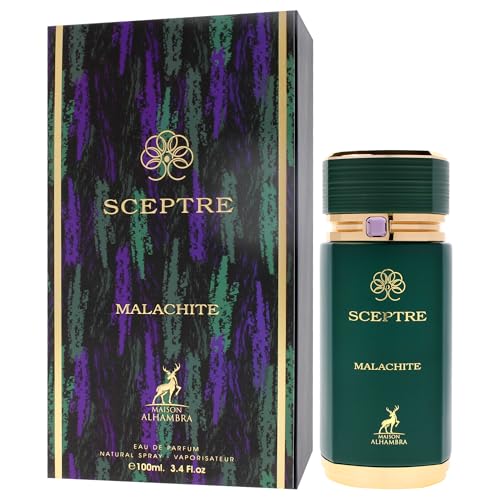 Maison Alhambra Sceptre Malachite for Unisex Eau de Parfum Spray  3 4 Ounce / 100 ml