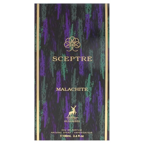 Maison Alhambra Sceptre Malachite for Unisex Eau de Parfum Spray  3 4 Ounce / 100 ml