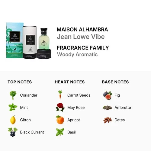 Maison Alhambra Unisex Jean Lowe Vibe EDP Spray 3 4 oz Fragrances 6290362340553