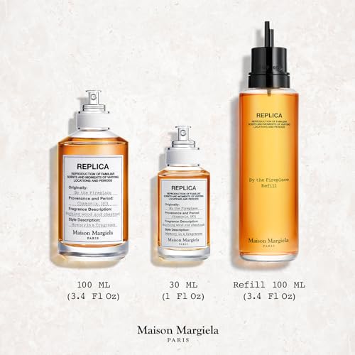 Maison Margiela   Replica   By the Fireplace Eau de Toilette   Warm & Spicy Fragrance   With Chestnut  Wood & Vanilla