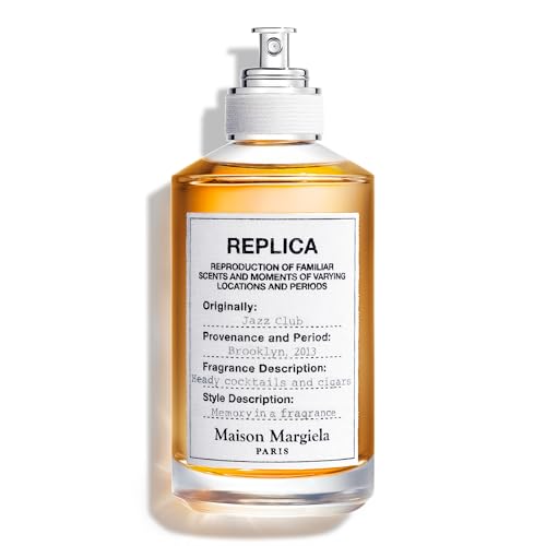 Maison Margiela   Replica   Jazz Club Eau de Toilette   Warm & Spicy Scent   With Vanilla  Rum Accord  & Tobacco