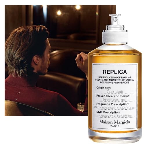 Maison Margiela   Replica   Jazz Club Eau de Toilette   Warm & Spicy Scent   With Vanilla  Rum Accord  & Tobacco