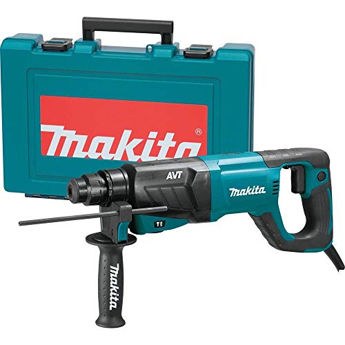 Makita HR2641 Martillo rotatorio AVT de 1", acepta brocas Sds-Plus (mango D)